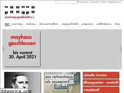Sites similar to ernst-may-gesellschaft.de