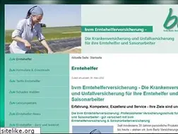 Sites similar to erntehelferversicherung-bvm.de
