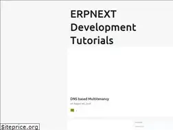 Sites similar to erpnextdeveloper.blogspot.com