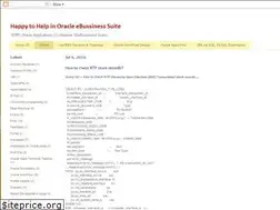 Sites similar to erporacleapps.blogspot.com