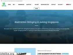Sites similar to errbadmintonrestring.sg