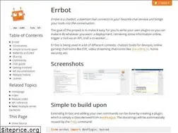 Sites similar to errbot.io