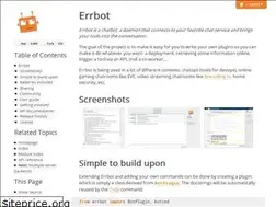 Sites similar to errbot.readthedocs.io