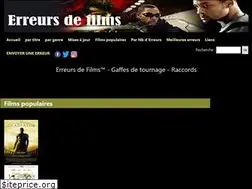 Sites similar to erreursdefilms.com