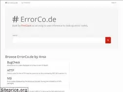 Sites similar to errorco.de