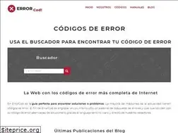 Sites similar to errorcod.com