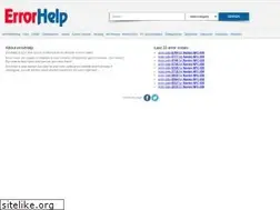 Sites similar to errorhelp.us