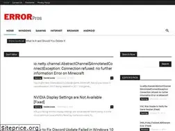 Sites similar to errorpros.com