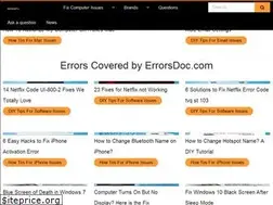 Sites similar to errorsdoc.com