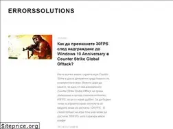 Sites similar to errorssolutions.com