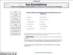 Sites similar to ersatzteilversand.info
