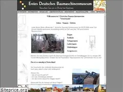 Sites similar to erstes-deutsches-baumaschinenmuseum.de