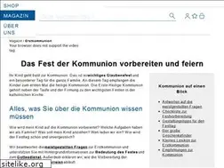 Sites similar to erstkommunion.de