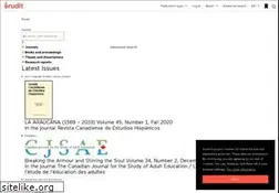 Sites similar to erudit.org