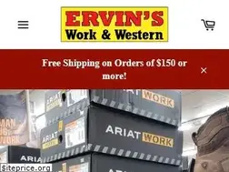 Sites similar to ervinsboots.com