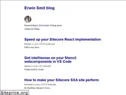 Sites similar to erwinsmit.com