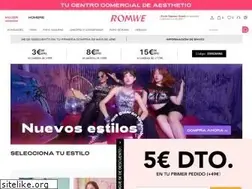 Sites similar to es.romwe.com