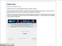 Sites similar to es.score-live.com