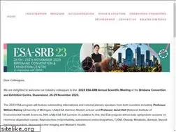 Sites similar to esa-srb.org.au