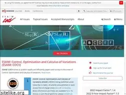 Sites similar to esaim-cocv.org