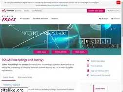 Sites similar to esaim-proc.org