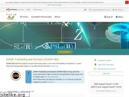 Sites similar to esaim-ps.org