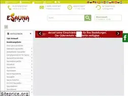 Sites similar to esaunashop.de