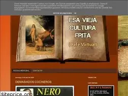 Sites similar to esaviejaculturafrita.blogspot.com
