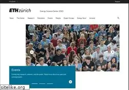 Sites similar to esc.ethz.ch