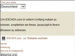 Sites similar to escada.com