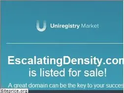 Sites similar to escalatingdensity.com