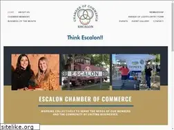 Sites similar to escalonchamberofcommerce.org