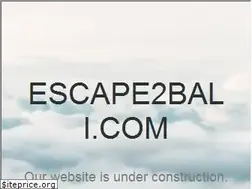 Sites similar to escape2bali.com