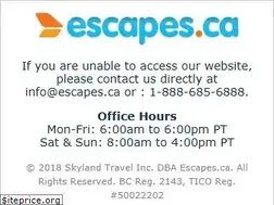 Sites similar to escapes.ca