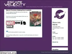 Sites similar to escapevelocitycomics.com