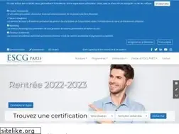 Sites similar to escg-paris.com