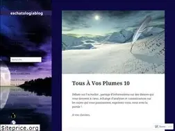 Sites similar to eschatologiablog.wordpress.com