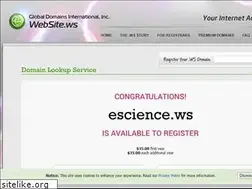Sites similar to escience.ws