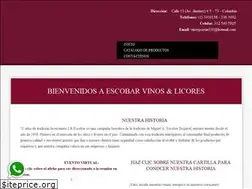 Sites similar to escobarvinosylicores.com