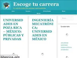 Sites similar to escogetucarrera.com