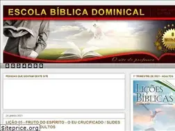 Sites similar to escola-dominical.com