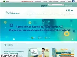 Sites similar to escoladotrabalhador.gov.br