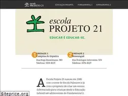 Sites similar to escolaprojeto21.com.br