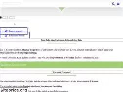 Sites similar to escooter-berater.de