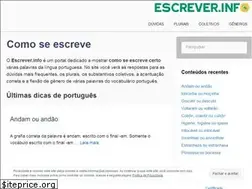 Sites similar to escrever.info