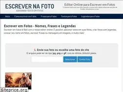 Sites similar to escrevernafoto.com.br