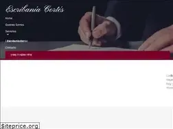 Sites similar to escribaniacortes.com.ar