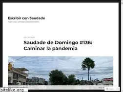 Sites similar to escribirconsaudade.com