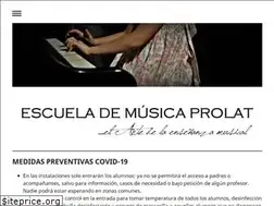 Sites similar to escuelamusicaprolat.org