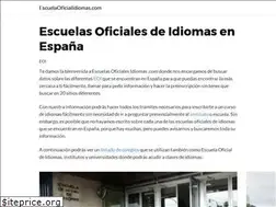 Sites similar to escuelaoficialidiomas.com